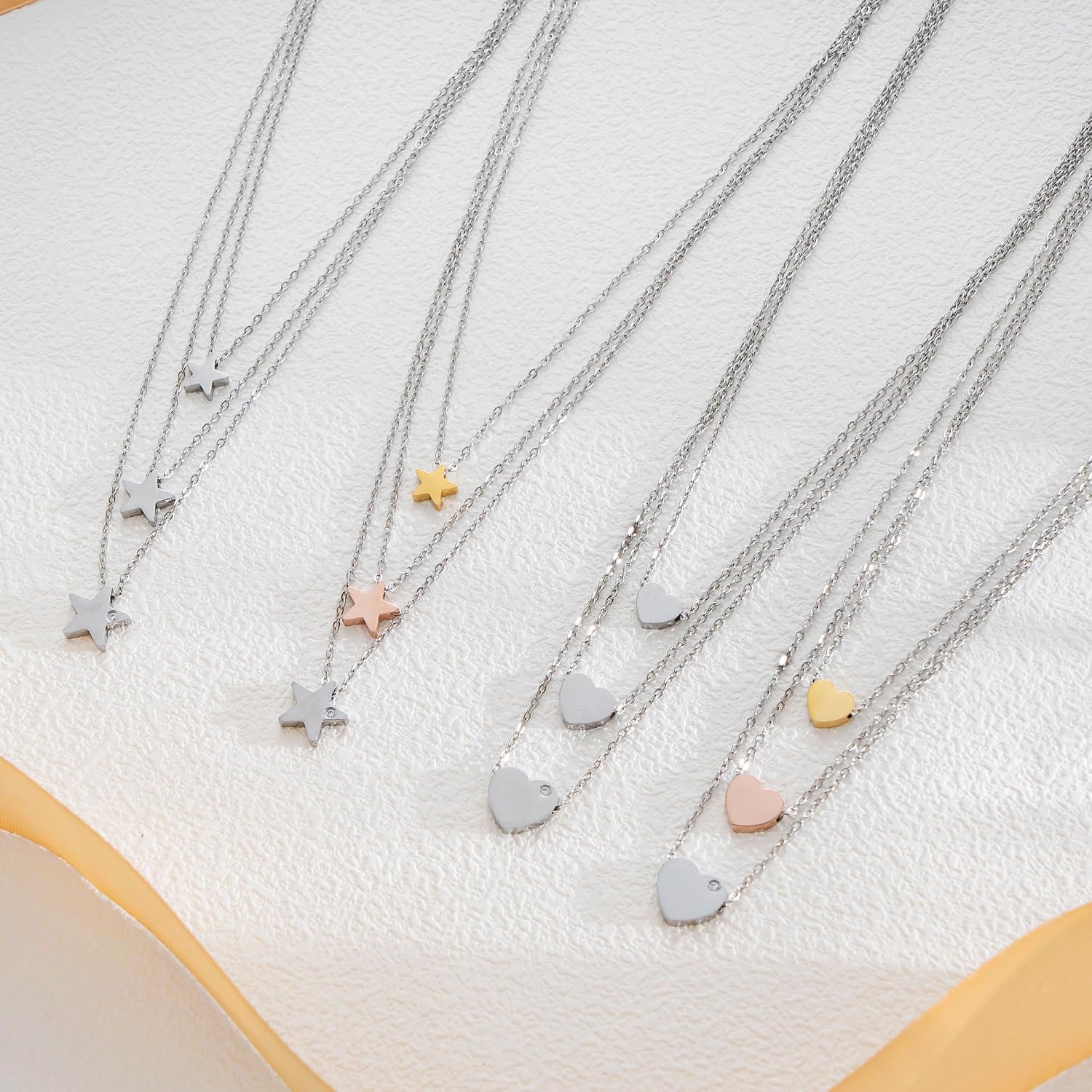 Thumbnail 6 de inSCINTILLE Collier Multi‑rangs 45‑50 cm 🌟