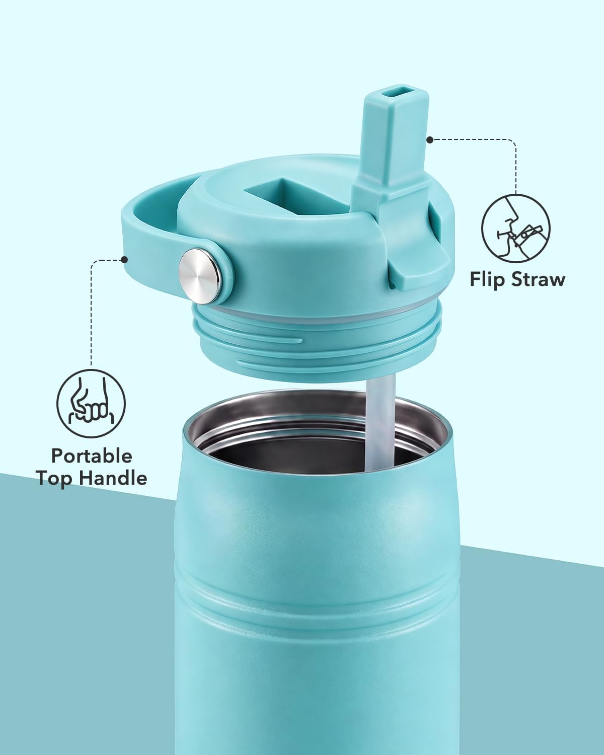 Detalle de Vulovulo Insulated Water Bottle 24 oz