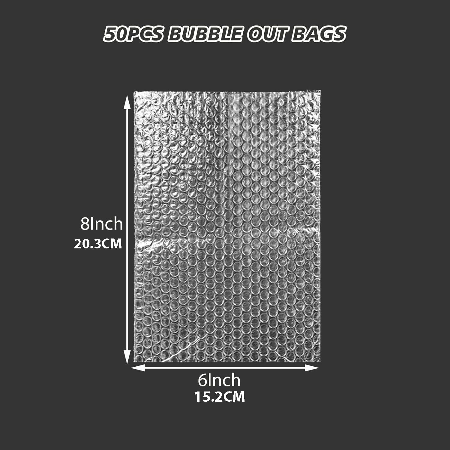 Thumbnail 1 de XHMAXE 100Pcs Bubble Bags 15x20cm