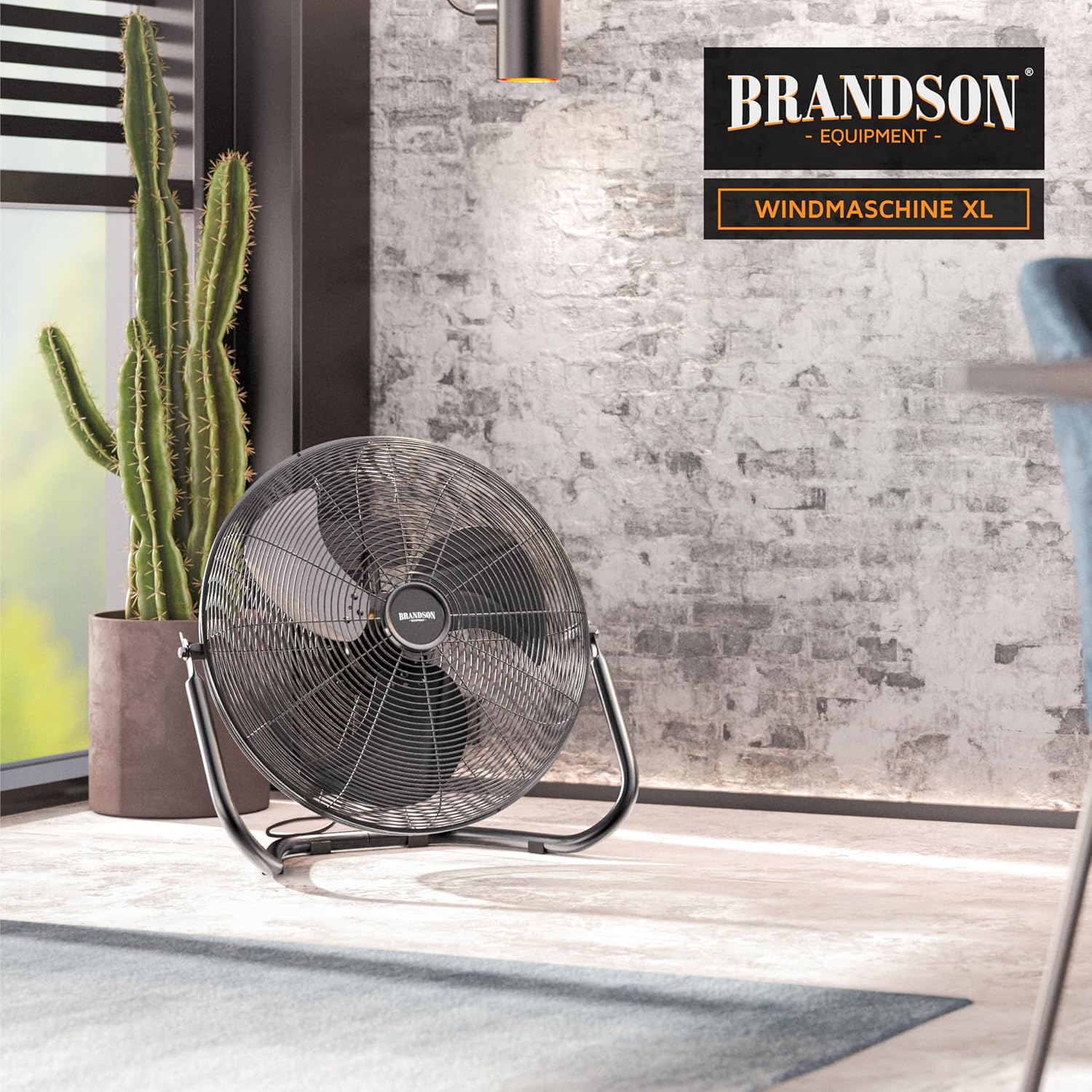 Thumbnail 6 de Brandson Windmaschine Retro Stil 200 W – Standventilator mit hohem Luftdurchsatz