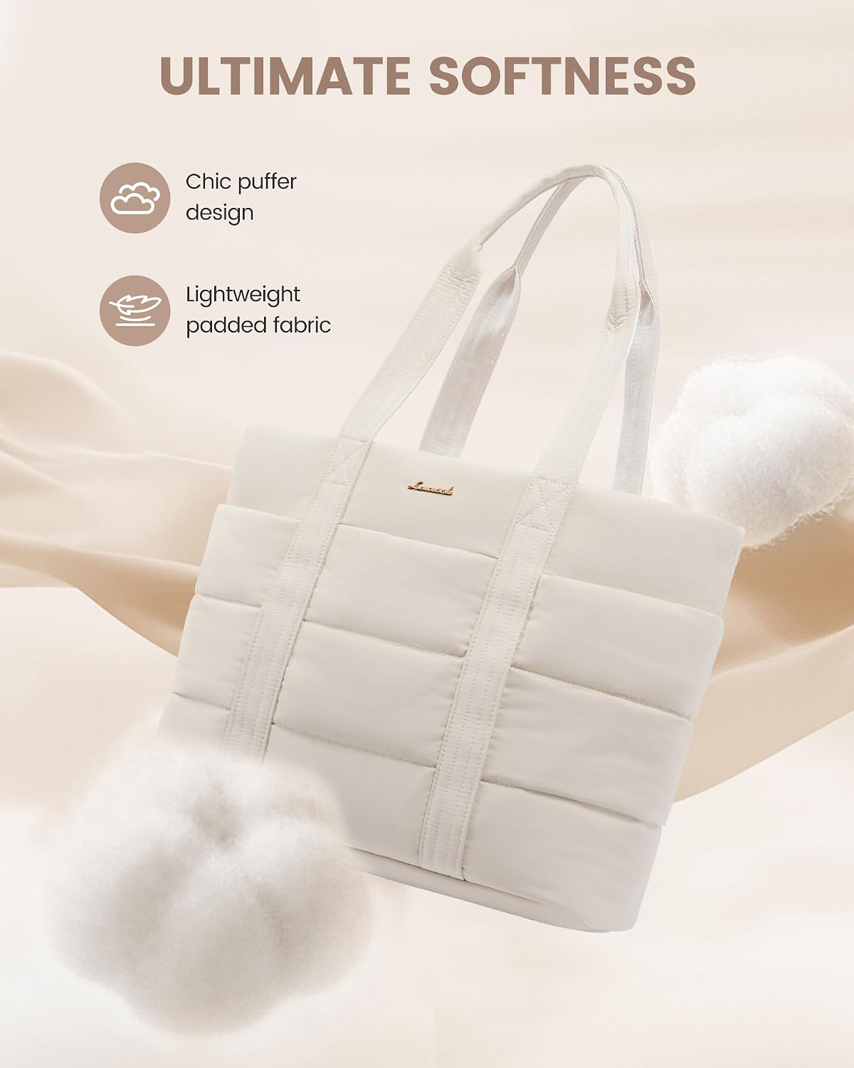 Detalle de LOVEVOOK Diaper Bag Tote, 15.6-Inch