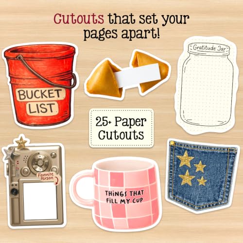 Detalle de My Artsy Stash – Scrapbooking Kit, Journaling Kit & Junk Journal Supplies by Gouda Games