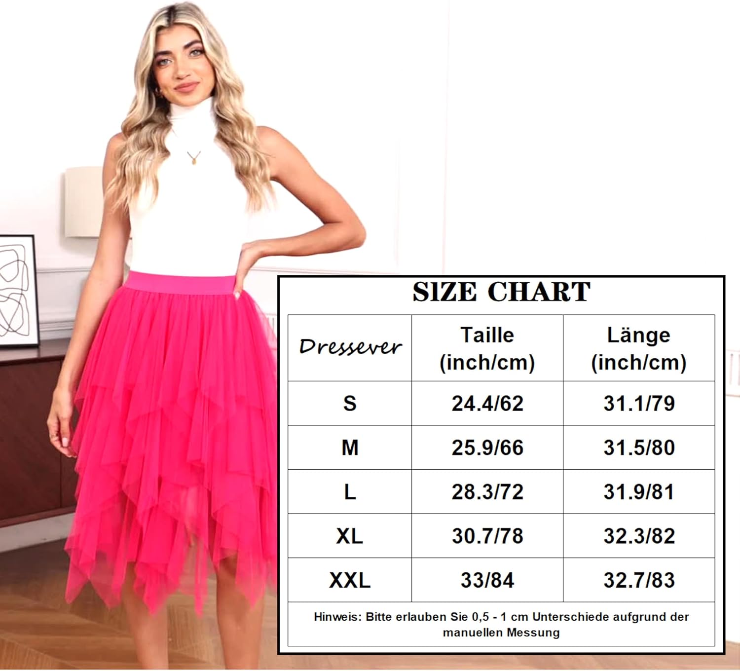 Thumbnail 4 de Dressever Unregelmäßiger Tüllrock