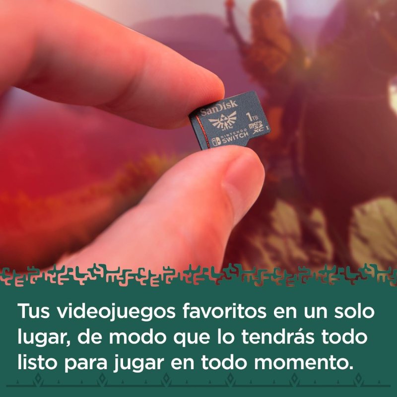 Detalle de SanDisk Micro SDXC 1TB UHS-I para Nintendo Switch