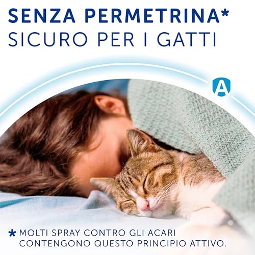 Detalle de Allergoff Spray Antiacaro 100% Atossico – Novokill, 400 ml per materassi e cuscini