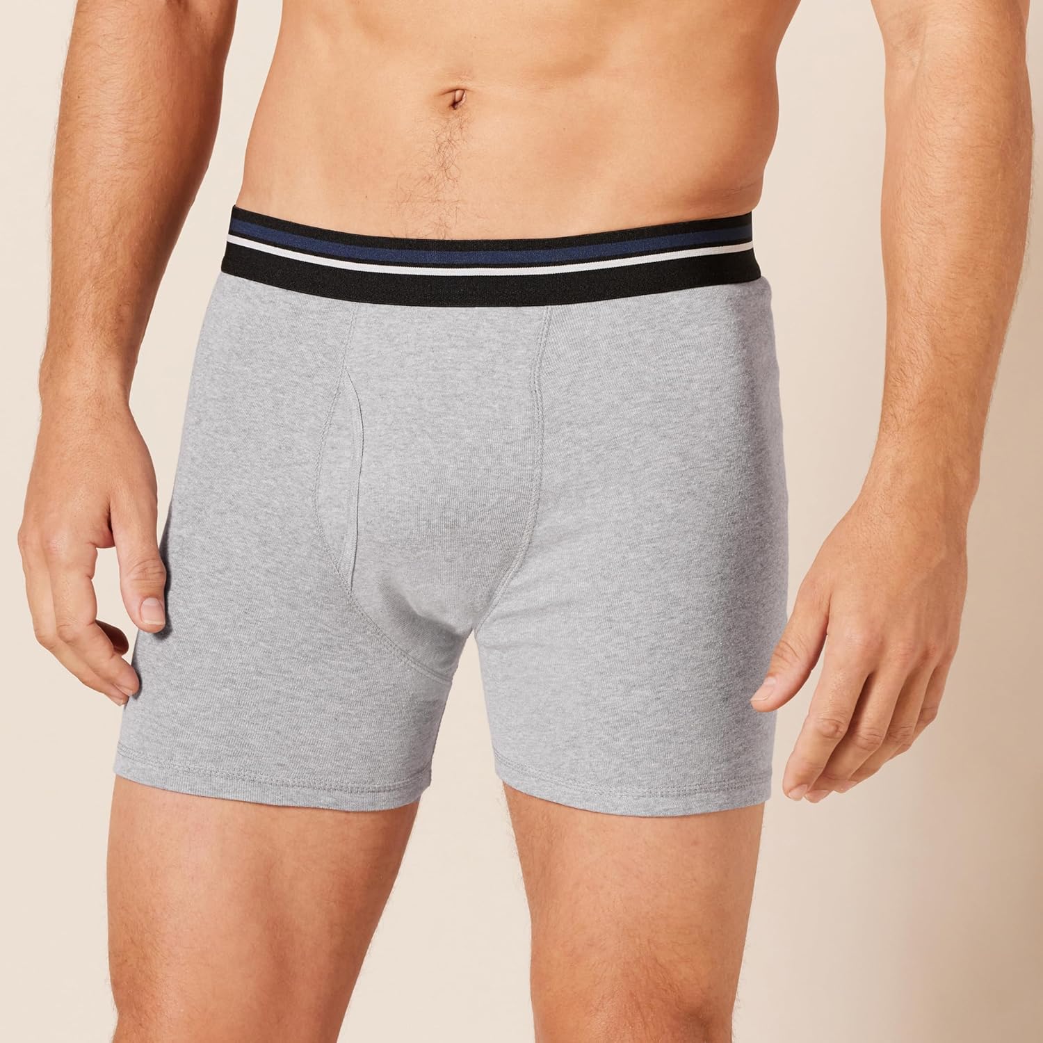 Thumbnail 1 de Amazon Essentials Herren-Boxershorts aus Baumwolle (ohne Etikett) – bequem mit kurzem, enganliegendem Schnitt