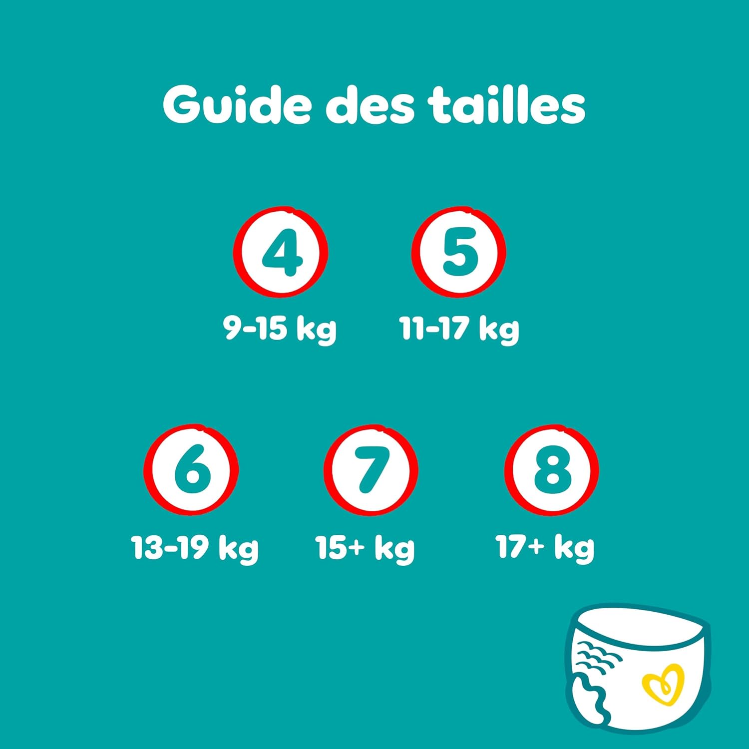 Thumbnail 6 de Pampers Baby‑Dry Pants Taille 8 — 117 couches‑culottes 👶