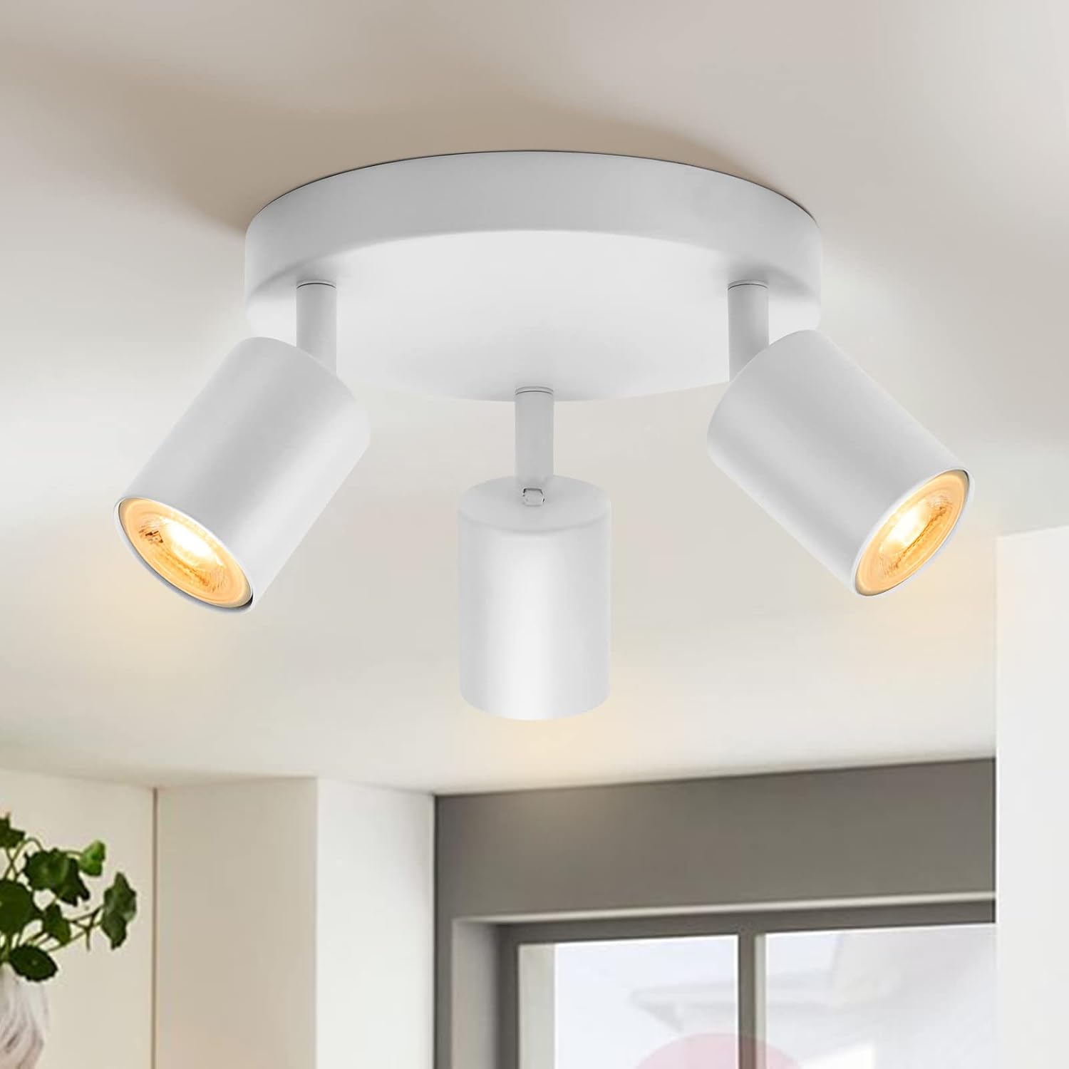 Detalle de Deckenstrahler wowatt GU10 3 flammig, schwenkbar