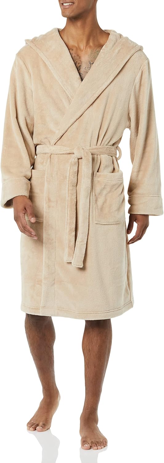 Thumbnail 3 de Amazon Essentials Men’s Mid-Length Plush Dressing Gown (Relaxed Fit)