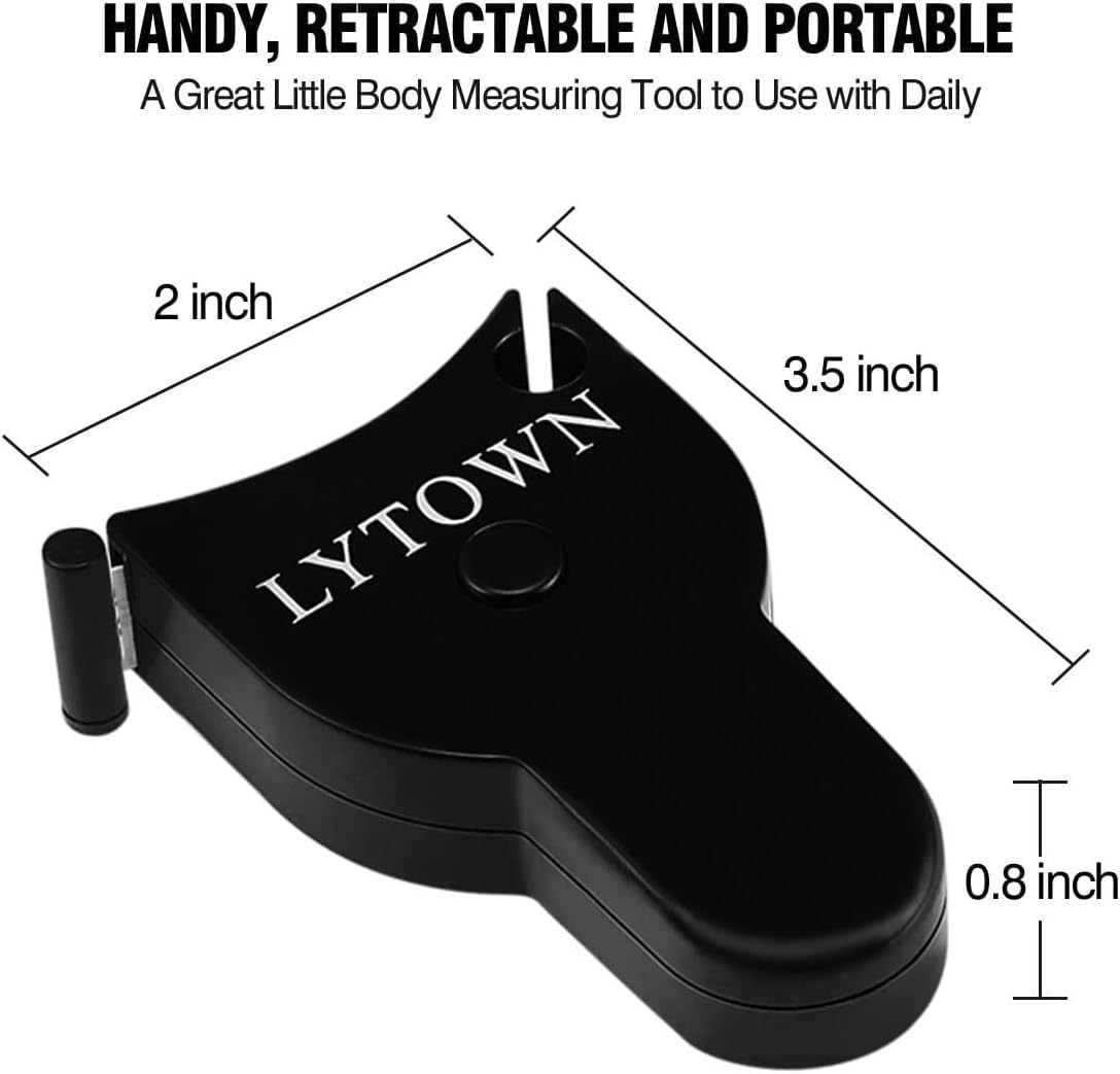 Thumbnail 5 de LYTOWN jkd Retractable Body Measuring Tape Set, 60-Inch, 2-Piece