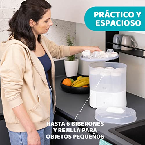Thumbnail 5 de Chicco Esterilizador Eléctrico All in One: desinfección rápida y secado para biberones, sacaleches y chupetes