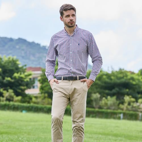 Thumbnail 7 de VATAN Ceinture Homme Réglable à Cliquet en Cuir avec Boucle Automatique – Noir, 3,5 cm de largeur