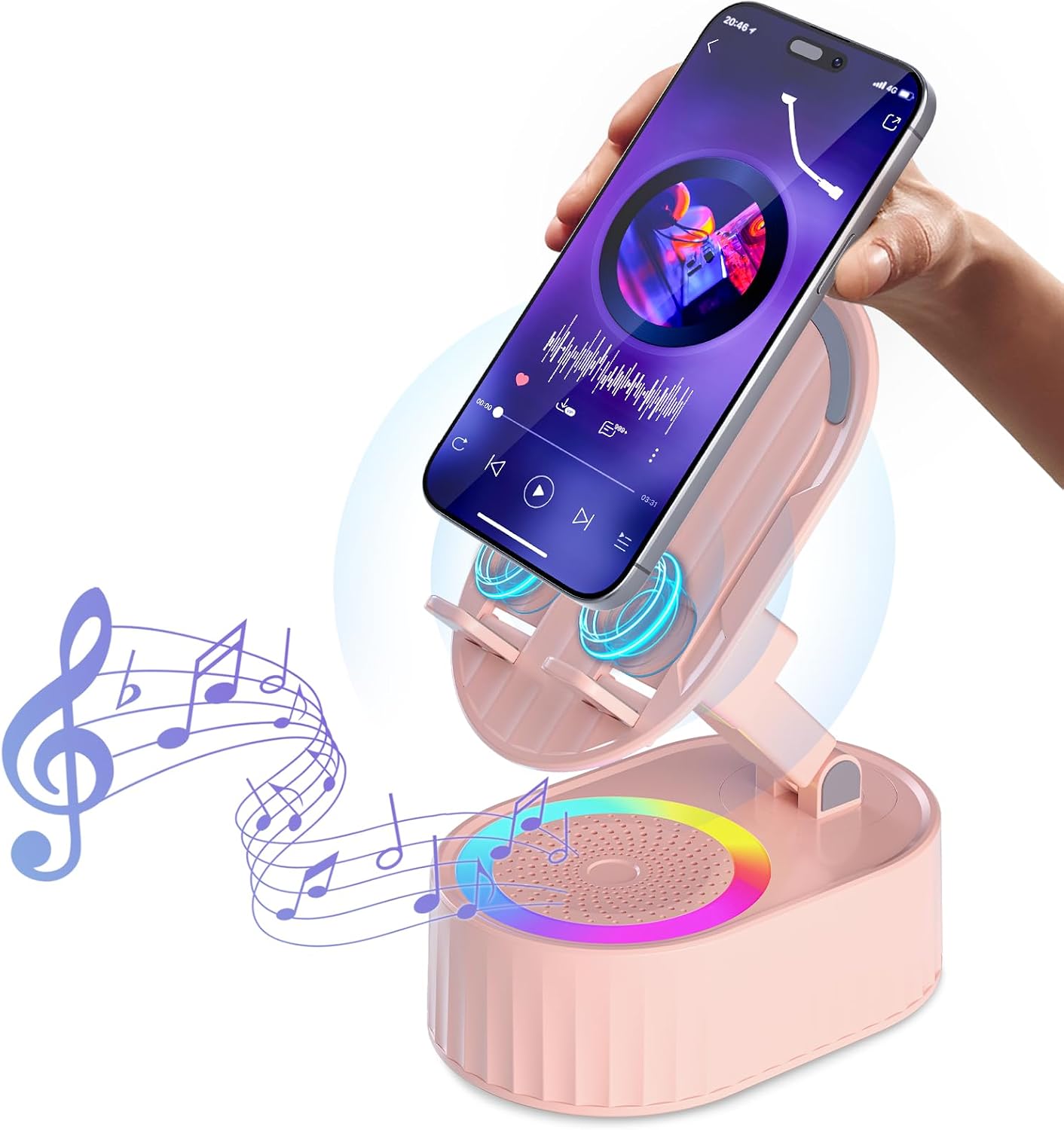 Detalle de AKLLCCR Wireless Induction Speaker 3000mAh