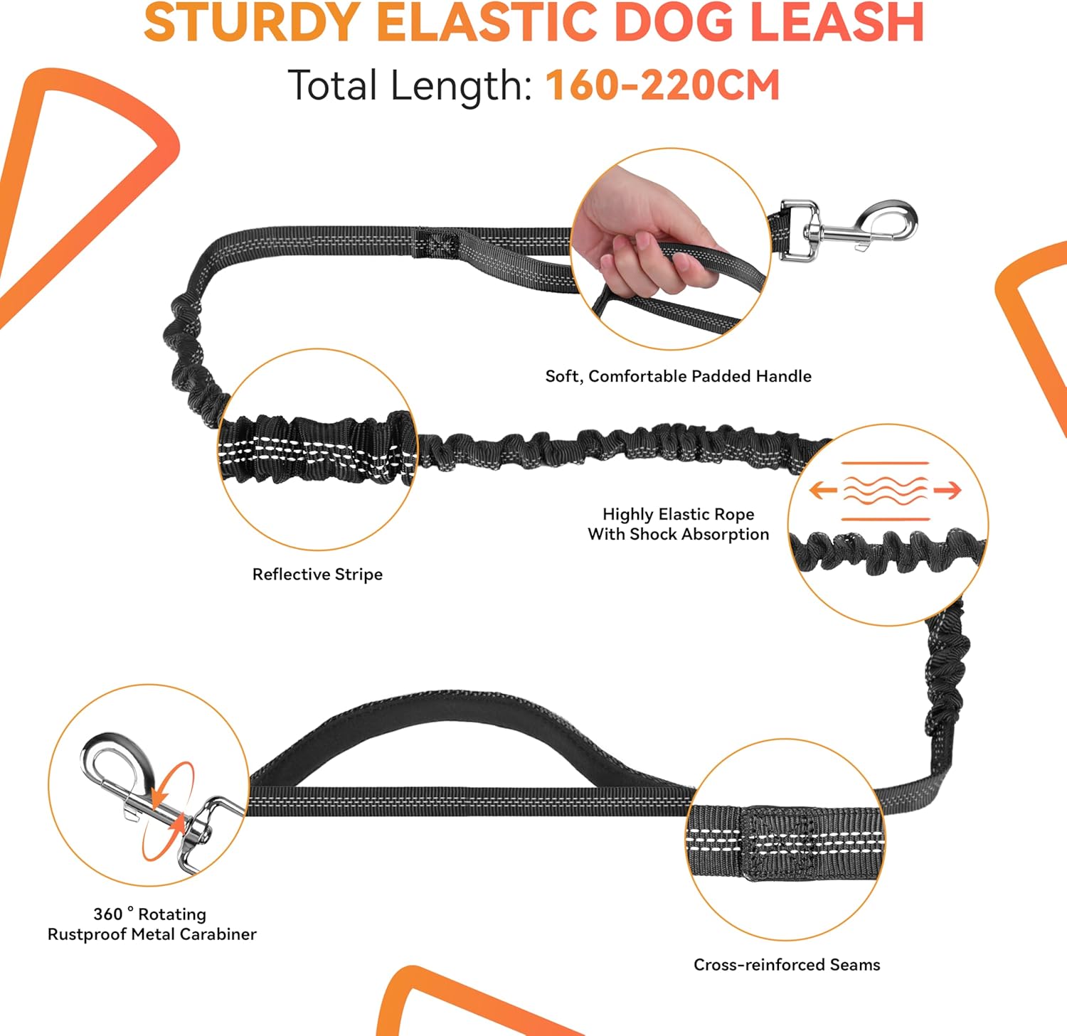 Thumbnail 3 de Looxmeer hands free dog lead 1.6–2.2m