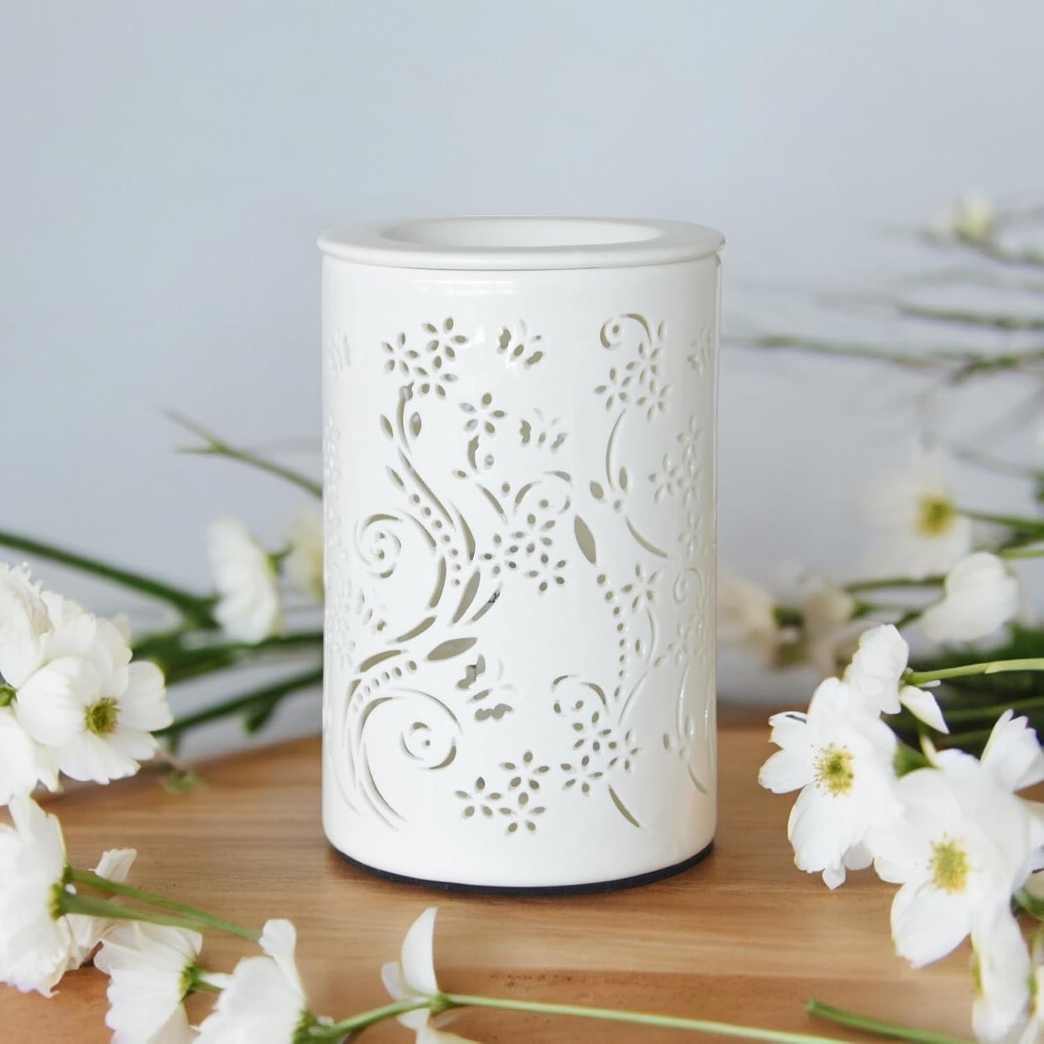 Detalle 2 de ZEN ARÔME Calorya CD1733 – ceramiczny dyfuzor zapachów z funkcją lampki
