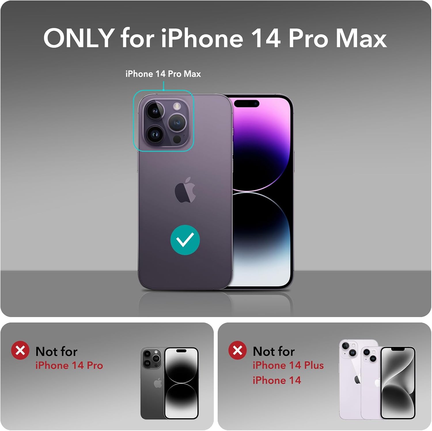 Detalle 2 de ESR iPhone 14 Pro Max Magnetic Clear Case 6.7 inch