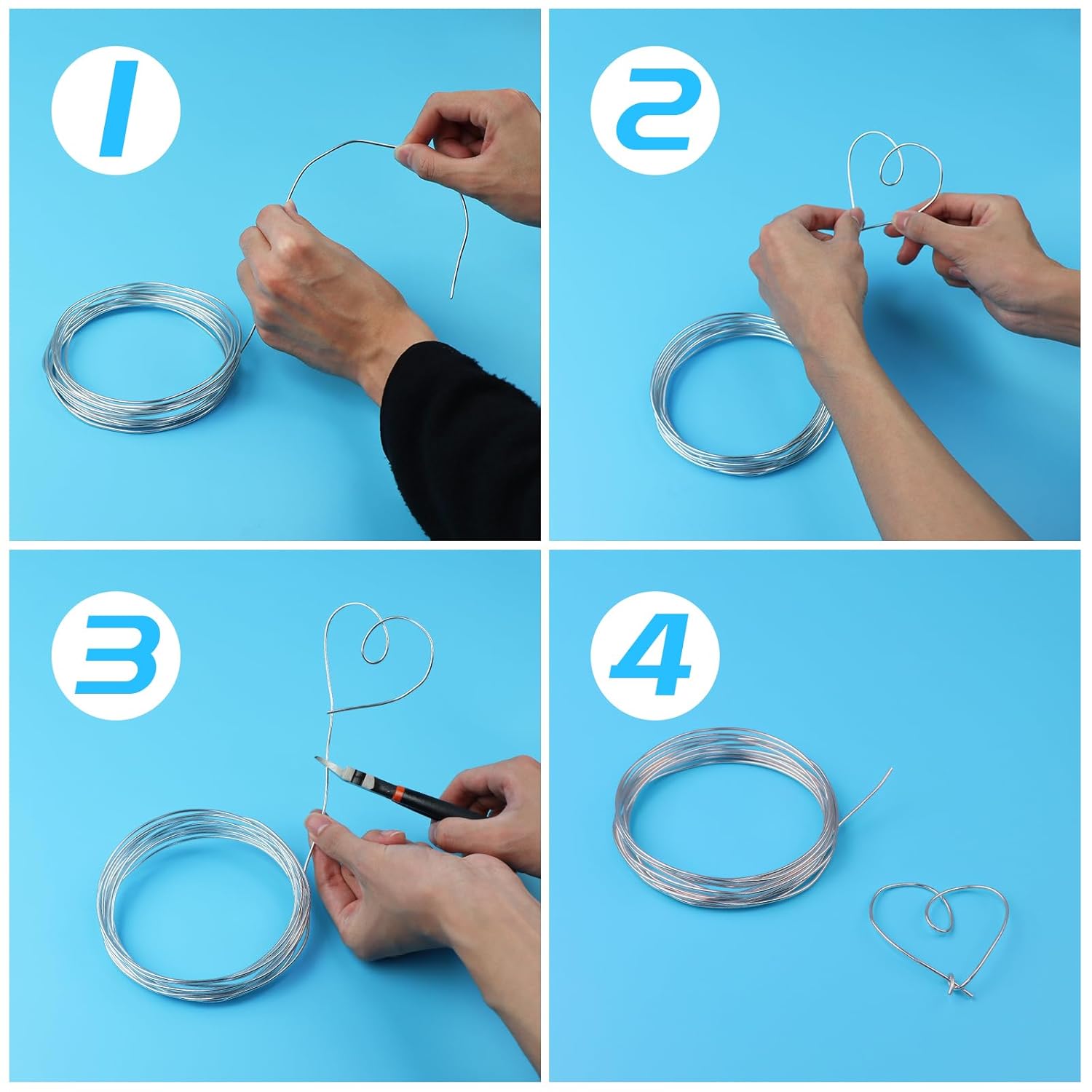 Thumbnail 3 de TAIANJI Basteldraht 5 m, 3 Rollen 🧵