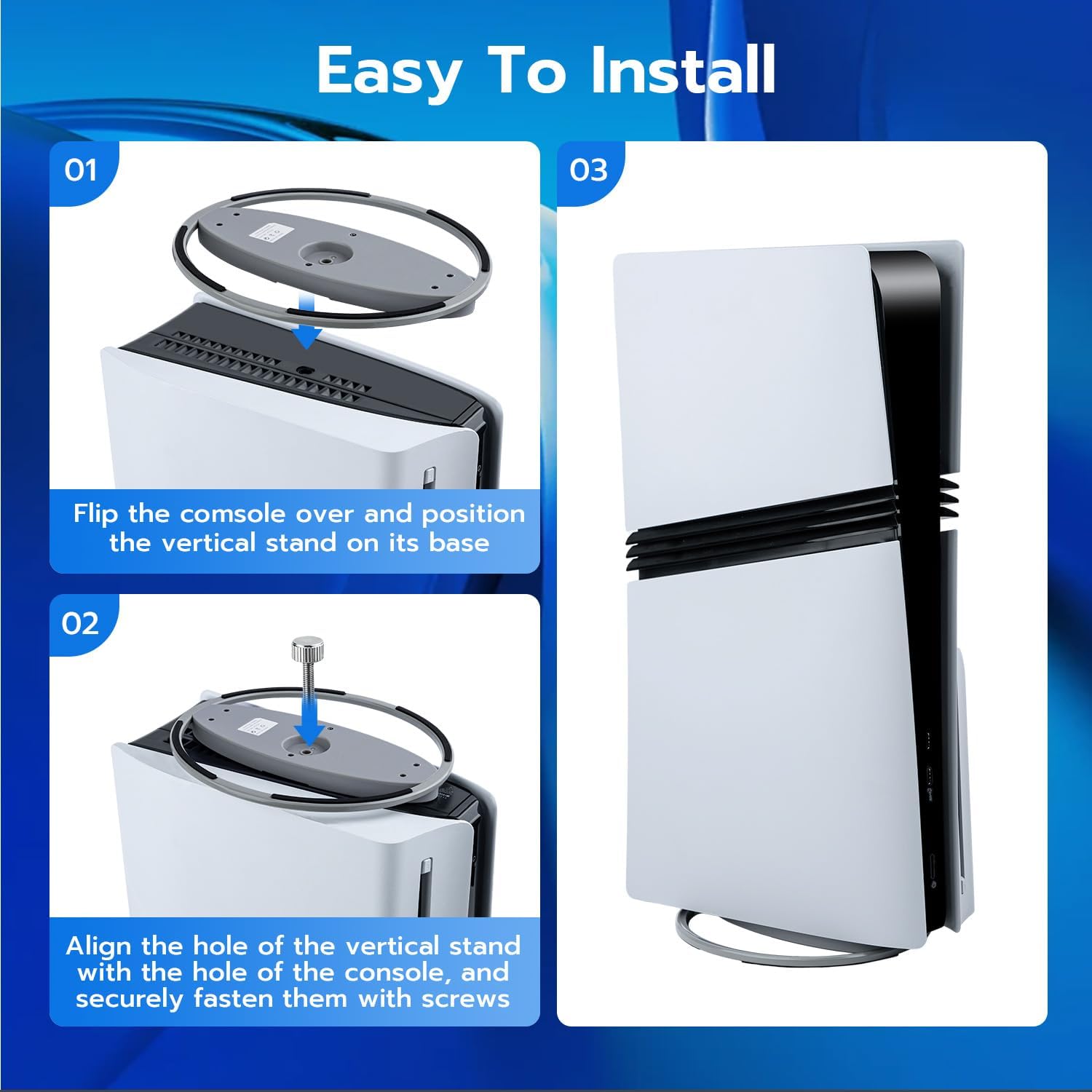 Thumbnail 6 de Tolesum Vertikaler Standfuß PS5 mit Anti-Rutsch