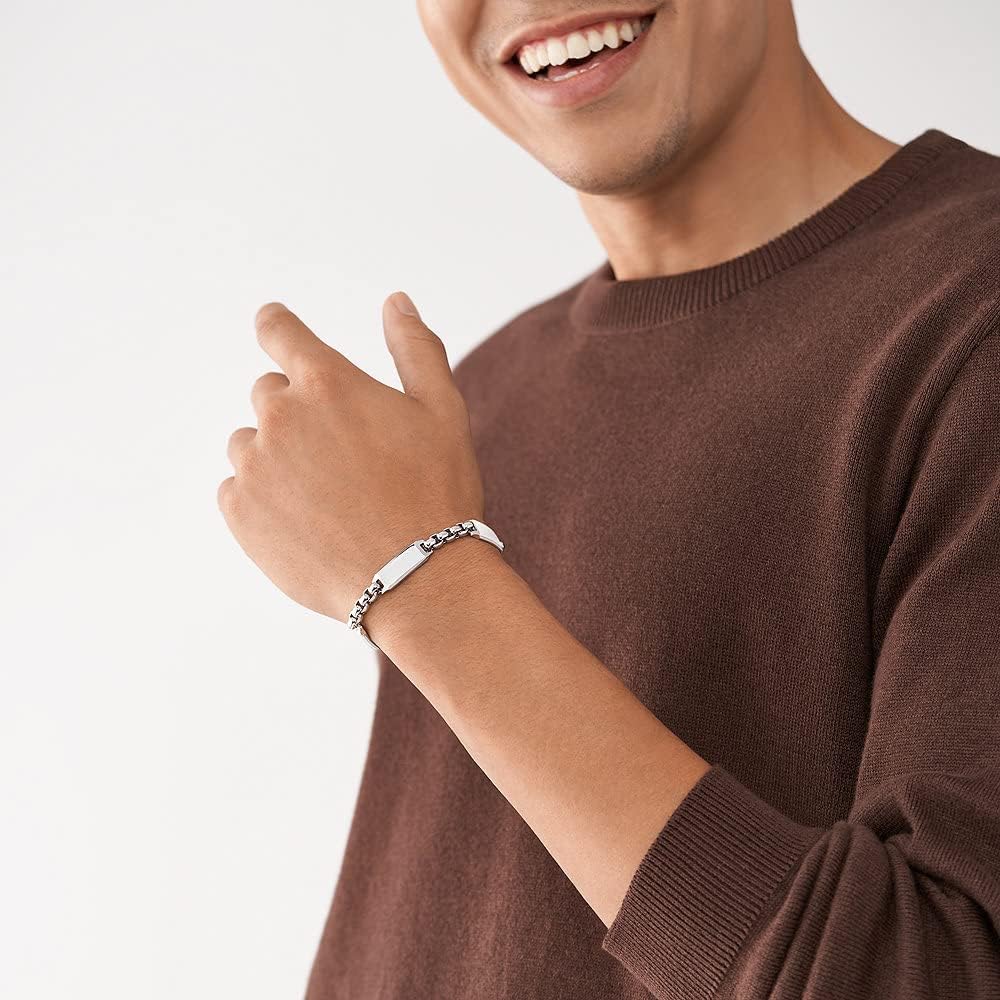 Thumbnail 5 de Fossil Drew Herrenarmband aus Edelstahl mit Karabinerverschluss