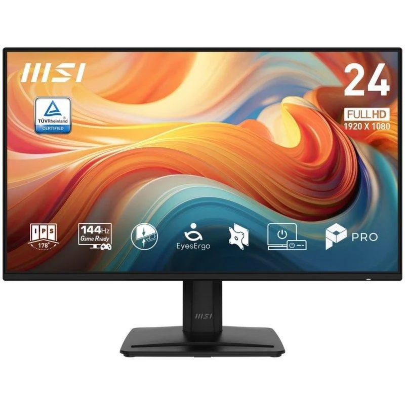 Detalle de Monitor MSI PRO MP242 E14A 23,8" FullHD 144 Hz IPS con Bisel Ultradelgado