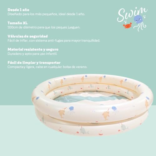Detalle 1 de Miniland Piscina de bolas 100 cm para bebé