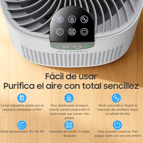 Thumbnail 8 de Aridis Purificador de Aire S-Mini: HEPA H13, 7.2W, 3 Velocidades y Aromaterapia