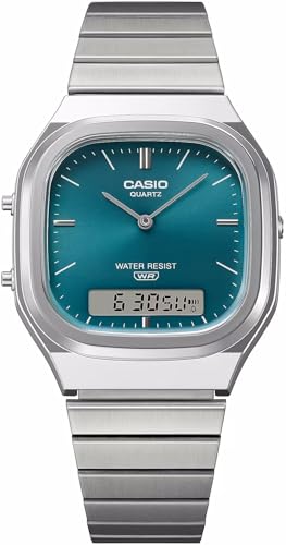 Detalle de Casio AQ-240E-3AEF Reloj analógico-digital con calendario y alarma