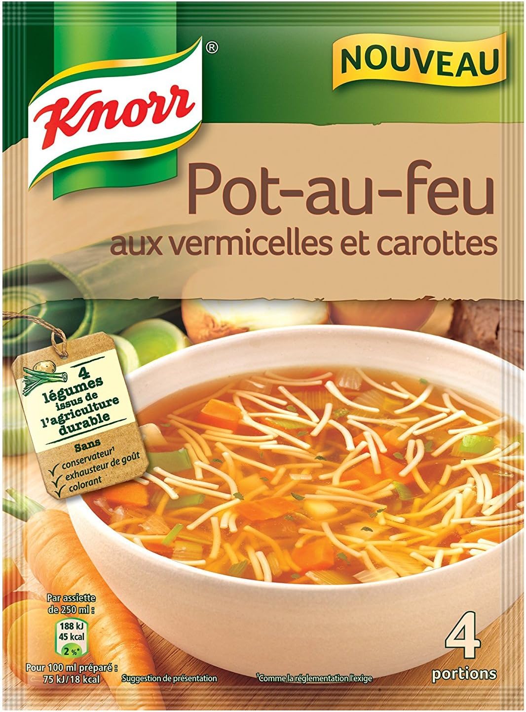 Thumbnail 5 de Knorr Soupe Douceur de 9 Légumes Touche de Crème – Lot de 10 sachets 84 g