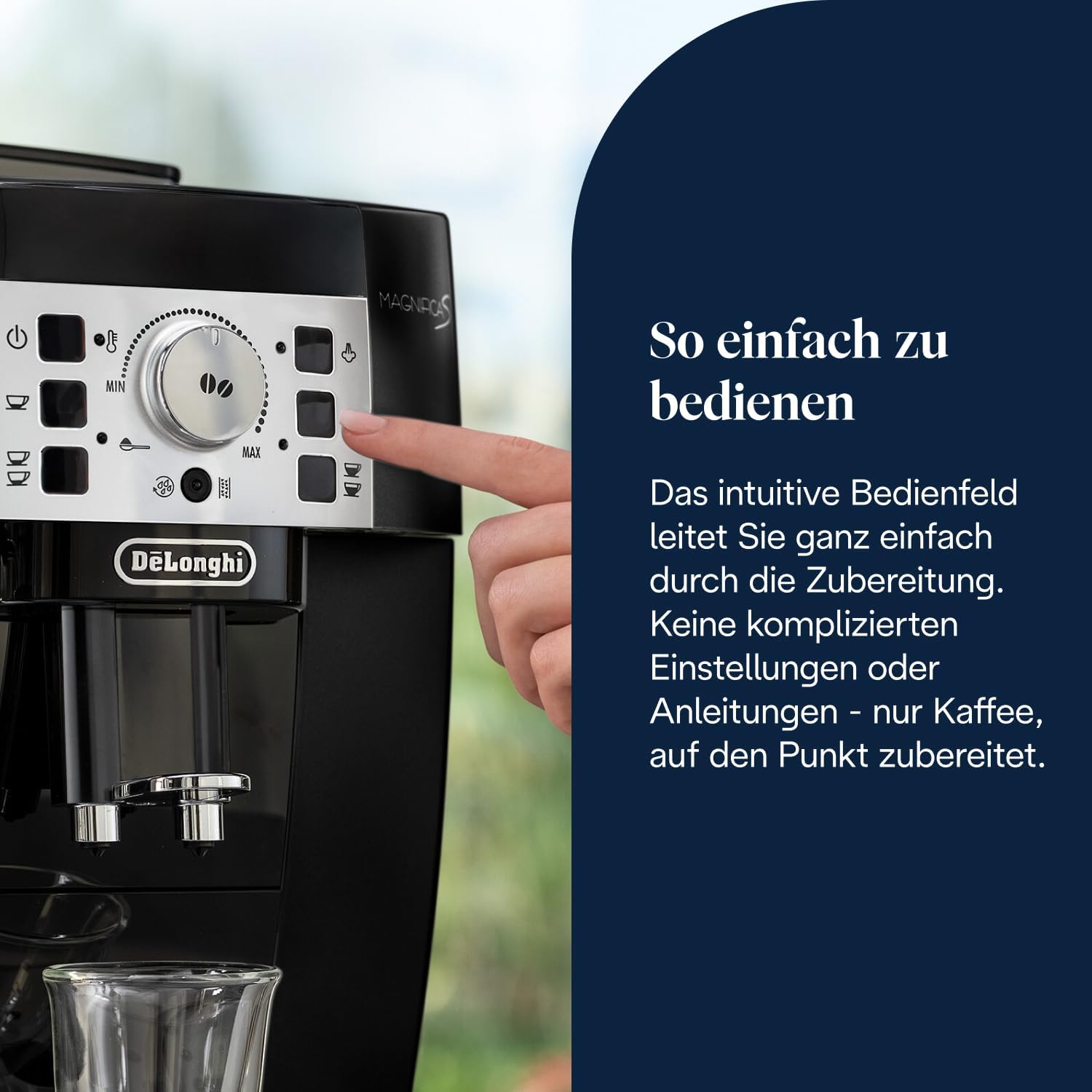 Thumbnail 4 de De'Longhi Magnifica S ECAM22.110.B Kaffeevollautomat