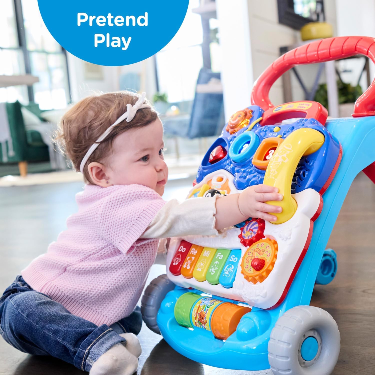 Detalle 2 de VTech Sit-to-Stand Learning Walker 1-speed