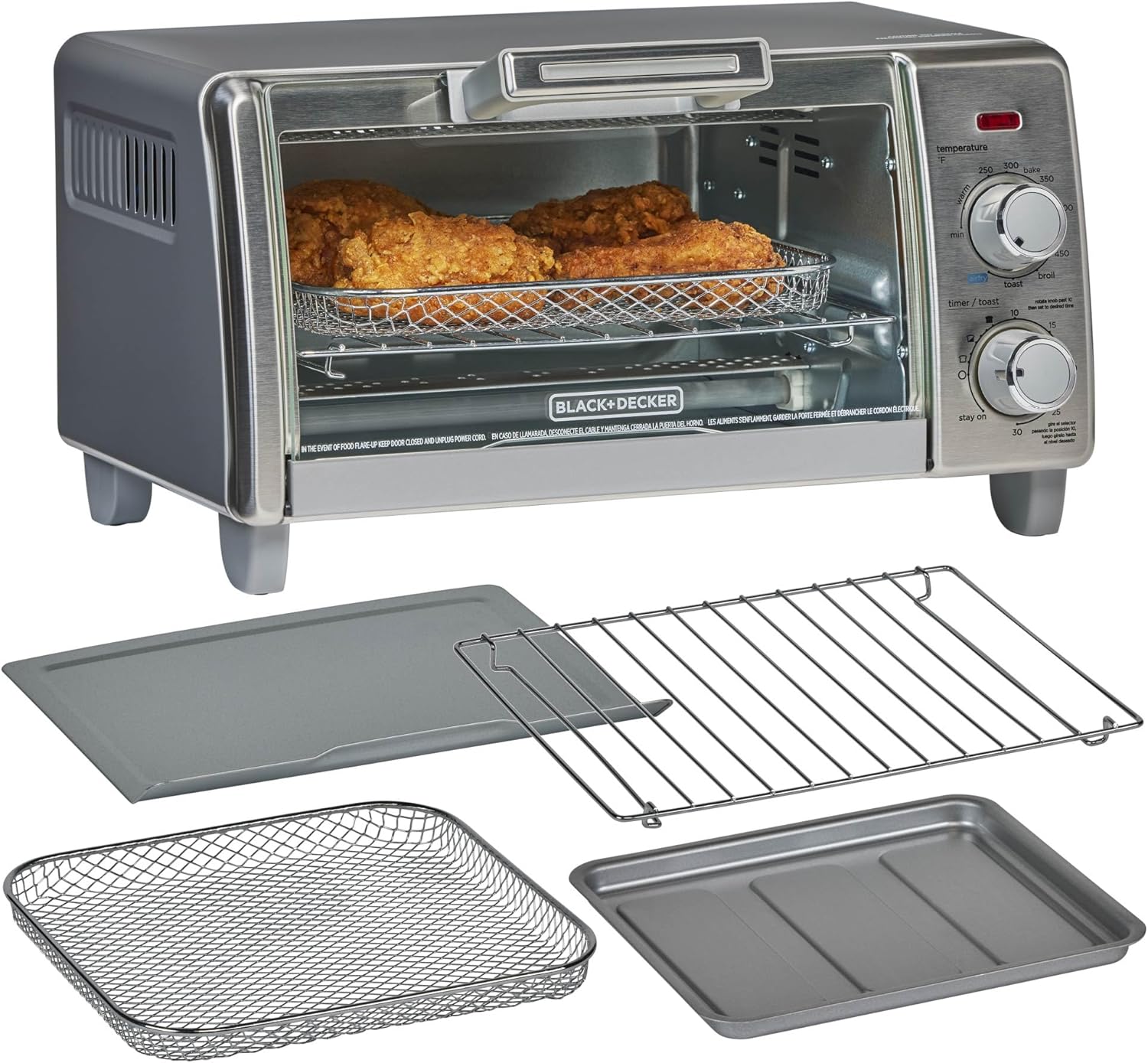 Black+Decker Crisp N Bake Air Fry Toaster Oven
