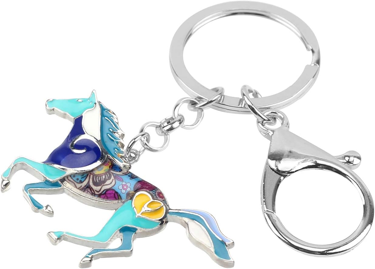 Detalle 2 de BONSNY Enamel Metal Horse Key Chain