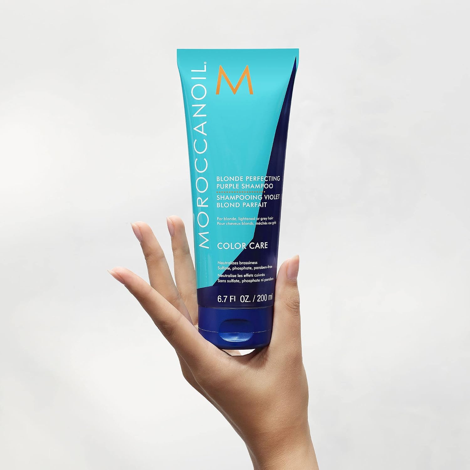Detalle 2 de Moroccanoil Shampoing Violet Perfecteur Blonde