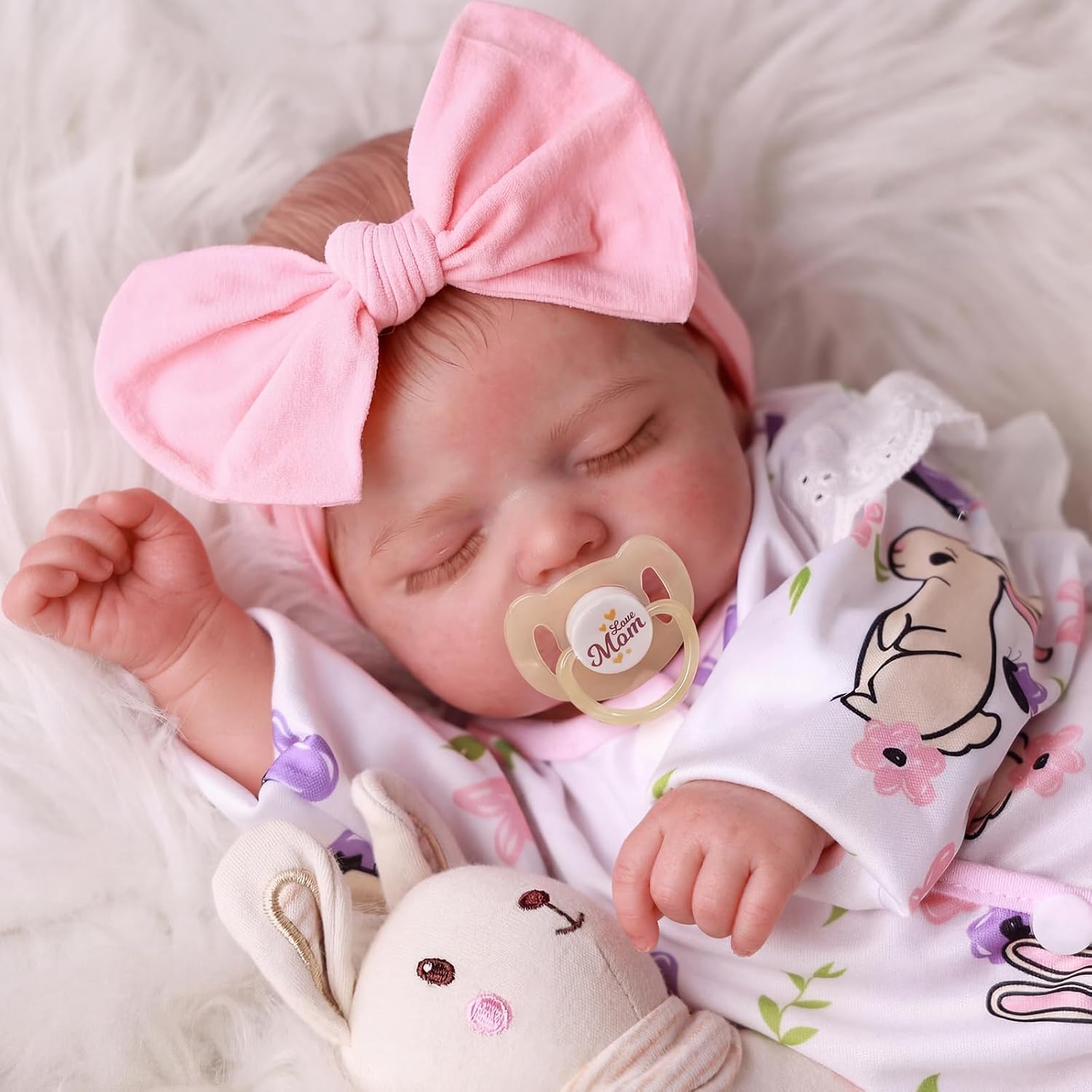 Thumbnail 5 de BABESIDE Lifelike Reborn Baby Dolls Girl - 20 Inch Realistic Newborn with Poseable Body