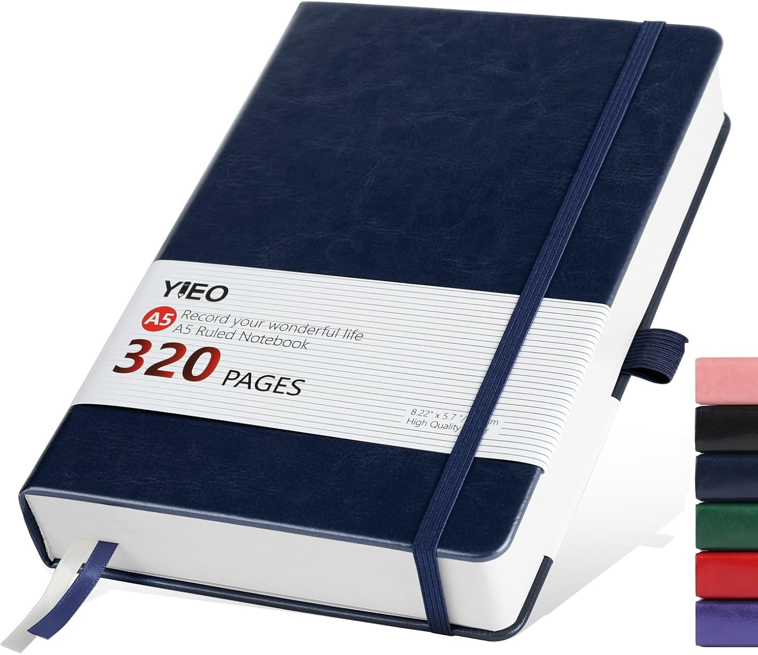 Detalle de Notebook A5 Hardback Thick Journal 320 Pages