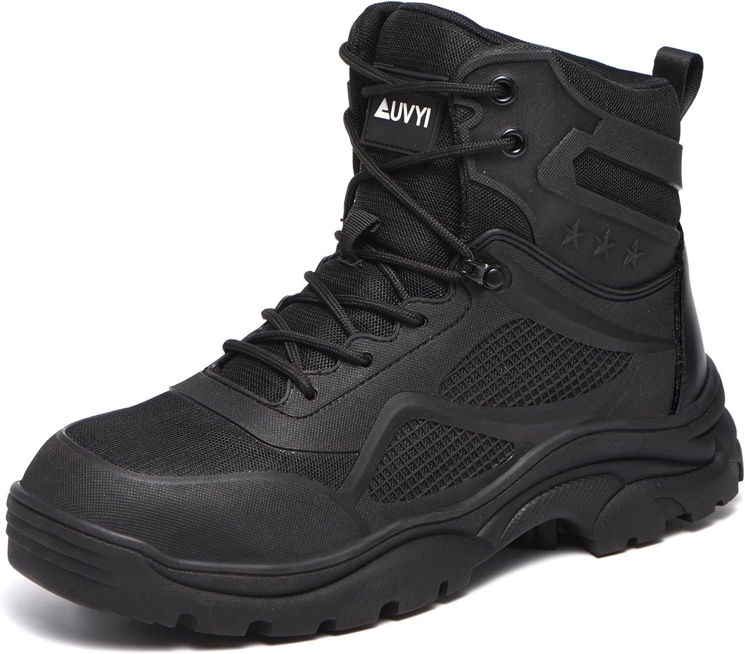 AUVYI Steel Toe Work Boots for Men - Wide Toe 🔧📍