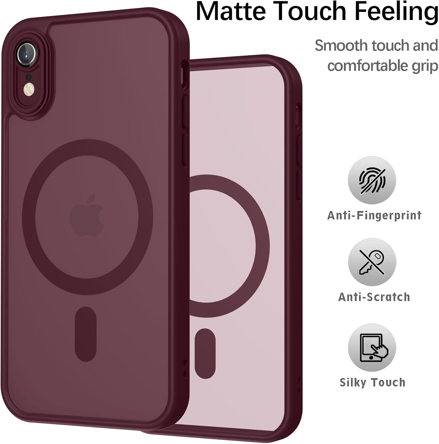 Thumbnail 3 de YUANDMI Cover Magnetica iPhone XR Prugna
