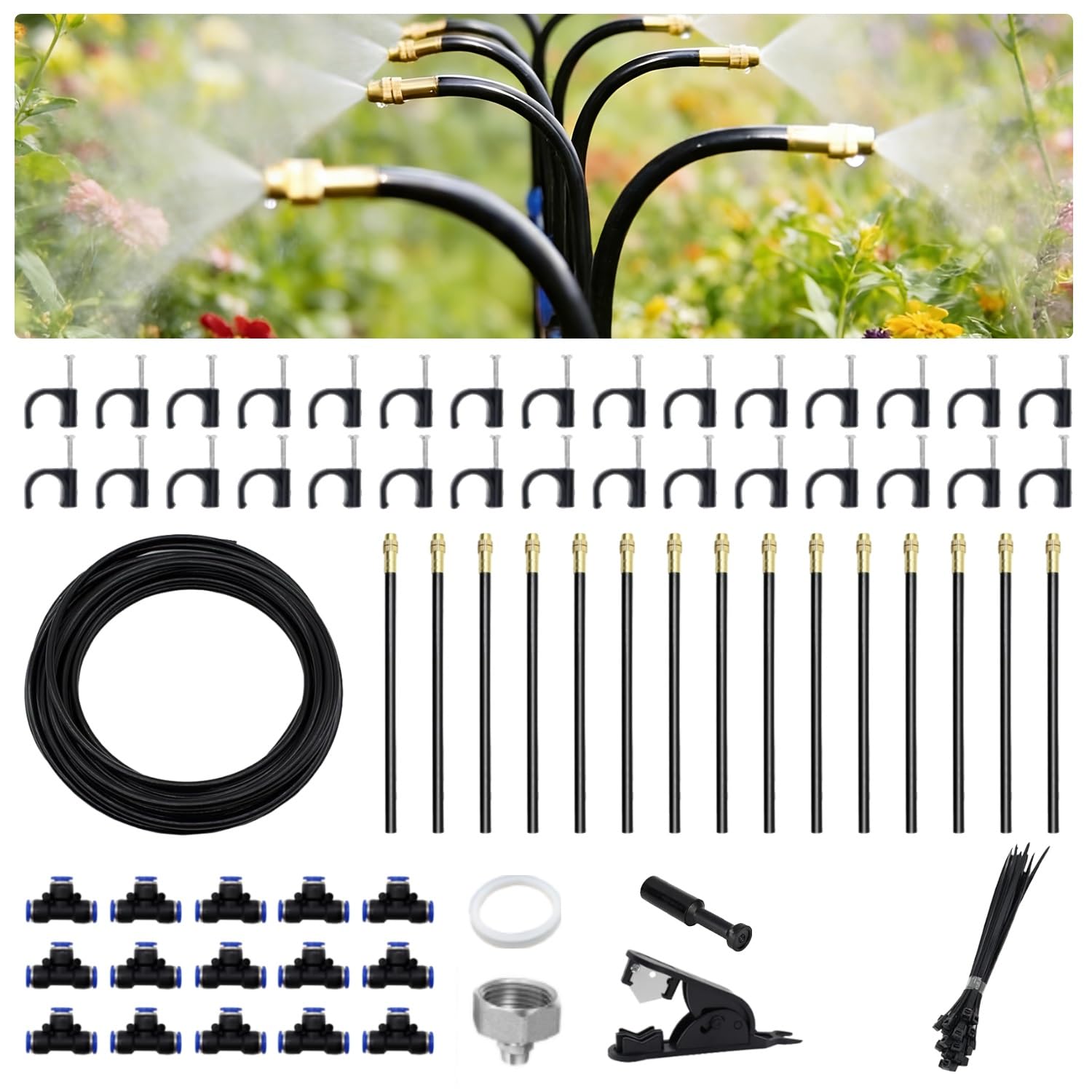Detalle de Aslhuioo Irrigation System Kit 50FT