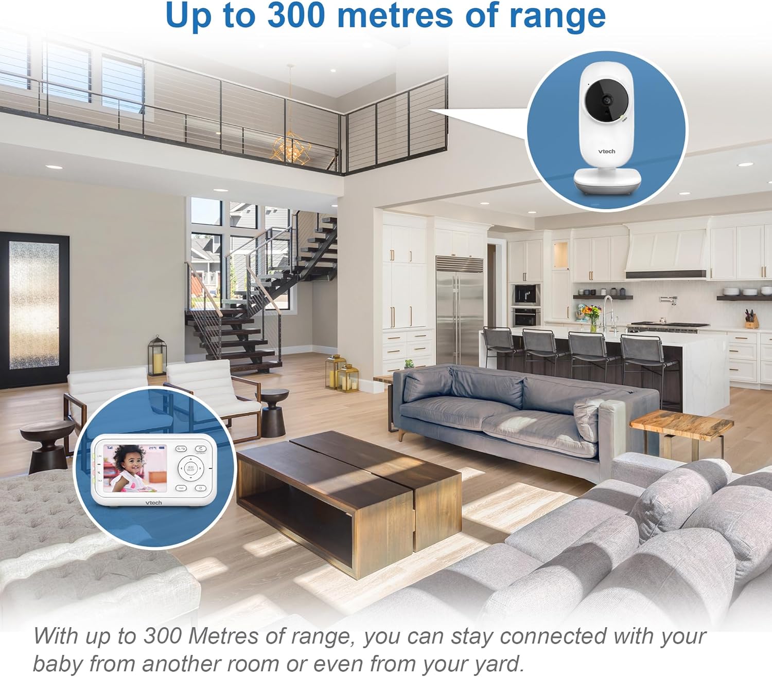 Thumbnail 3 de VTech VM3250 2.8" baby monitor — 300m range