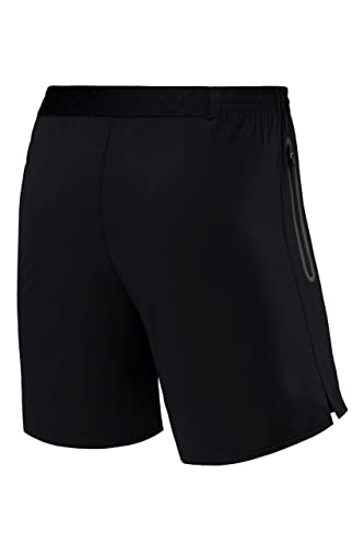 Detalle de TCA Elite Tech Pantaloncini Corti Uomo Sportivi da Corsa con Tasche Laterali con Zip - Nero, XXL