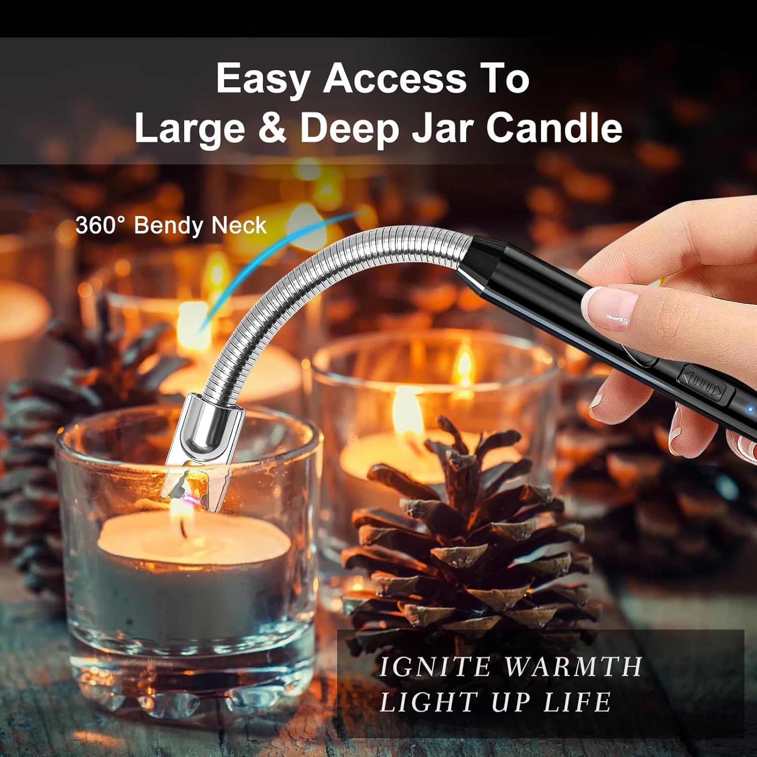 Thumbnail 4 de KTEBO Plasma Arc Rechargeable Lighter 2-Pack