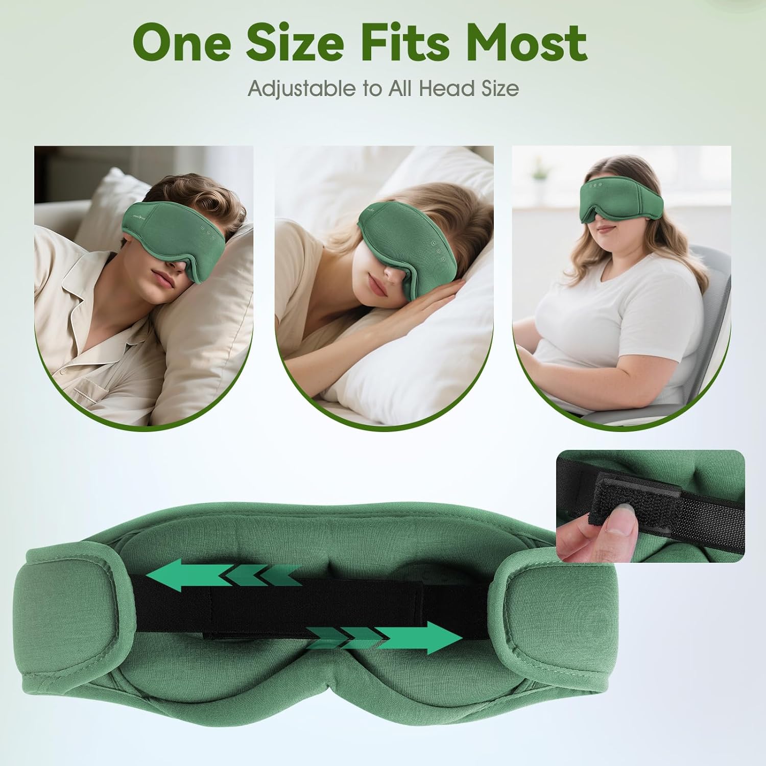 Thumbnail 6 de MUSICOZY Sleep Mask Headphones review: 3D bamboo eye mask with Bluetooth 5.4 for restful travel