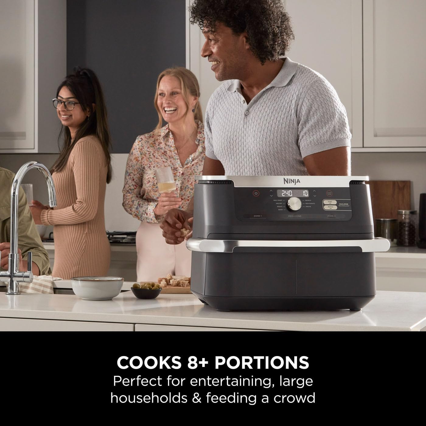 Thumbnail 4 de Ninja Foodi AF500UK FlexDrawer 10.4L dual-zone air fryer
