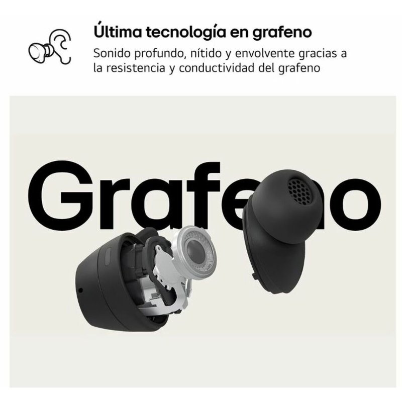 Thumbnail 2 de LG xboom Buds: Auriculares Bluetooth con Cancelación Activa de Ruido (Blancos)