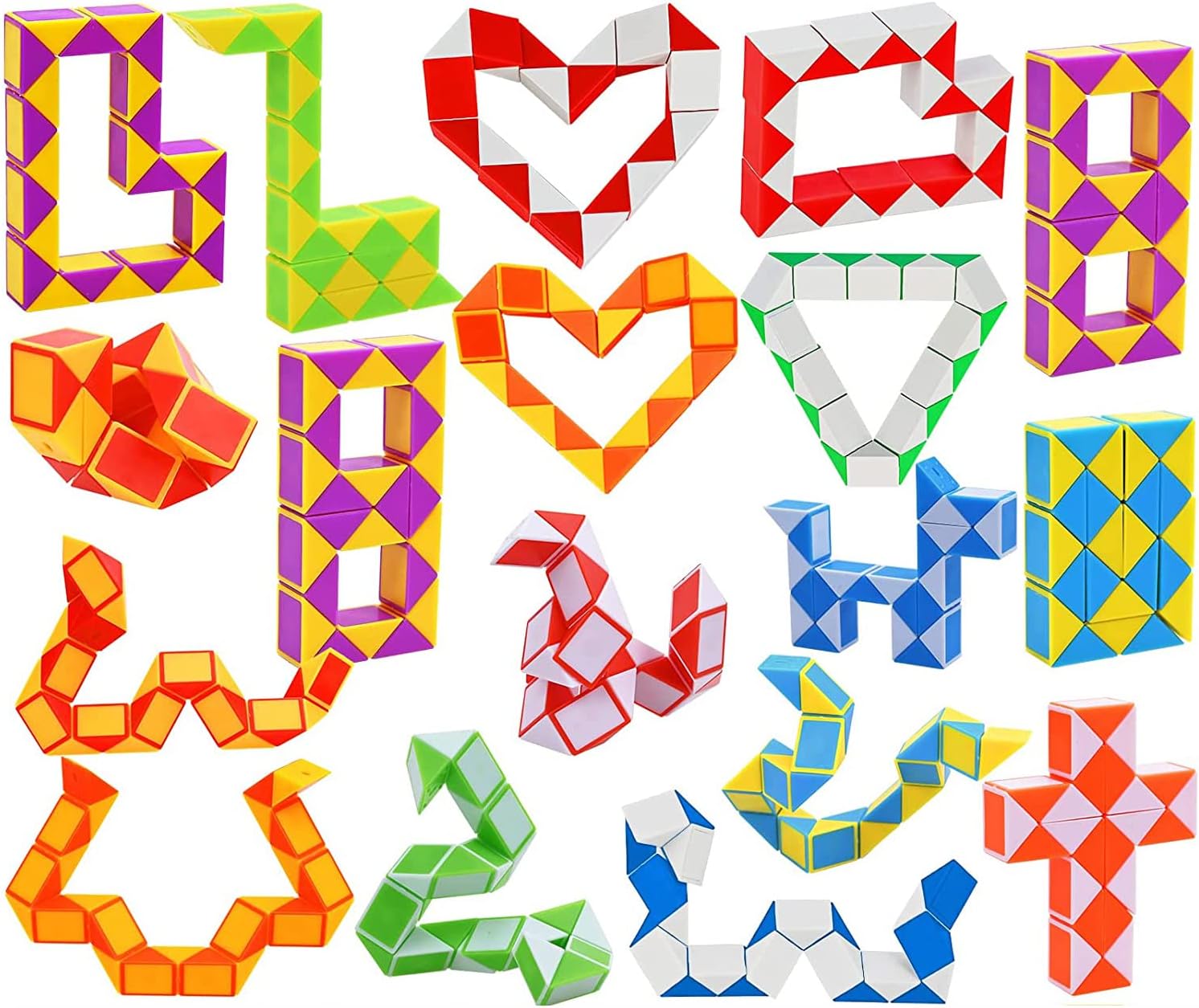 Thumbnail 6 de Magic Snake Set für Kinder 24 Magische Blöcke