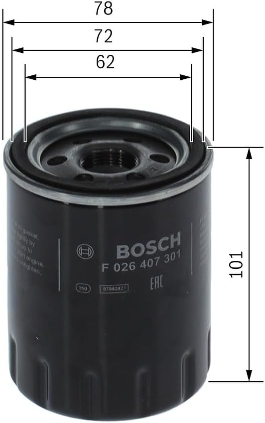 Thumbnail 4 de Bosch P7301 Ölfilter – zuverlässige Motorschmierung für Autos