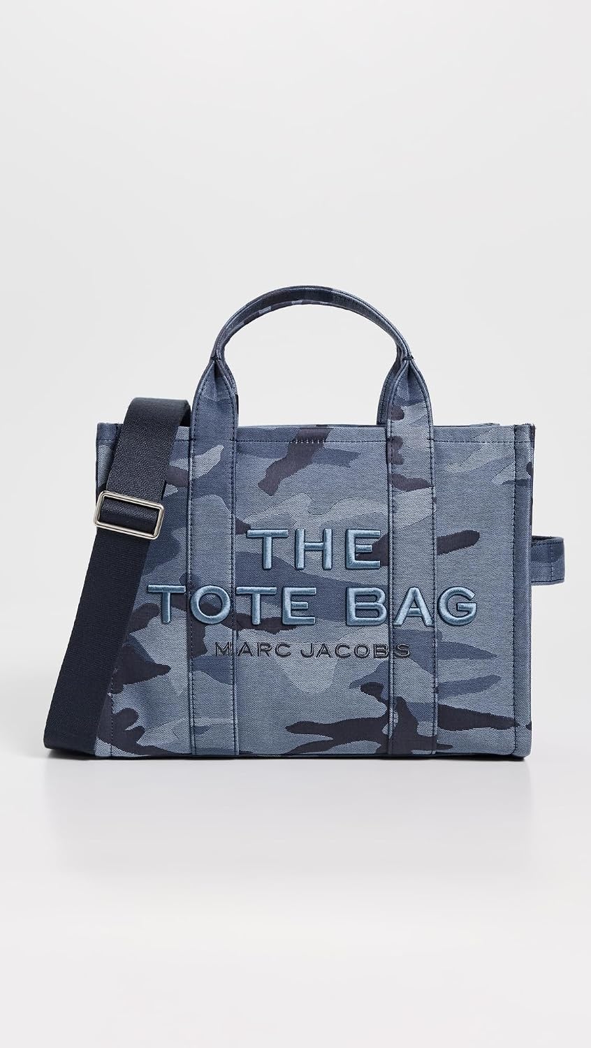 Detalle 2 de Marc Jacobs The Medium Tote — cabas femme Blue Multi avec bandoulière