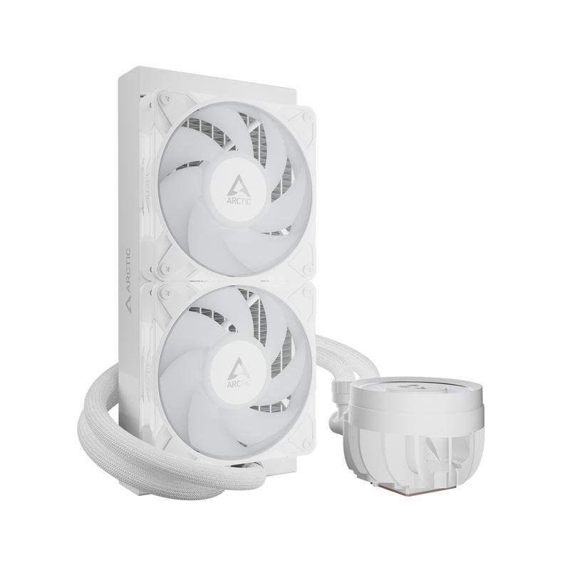 Detalle 2 de Arctic Liquid Freezer III Pro 240mm con 2 ventiladores A-RGB Blanco