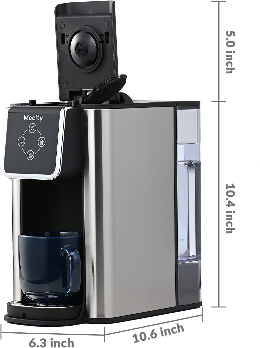 Thumbnail 6 de Mecity 3-in-1 Single Serve Coffee Maker (K-Cup Compatible) with Tea Maker & Instant Pot Mode