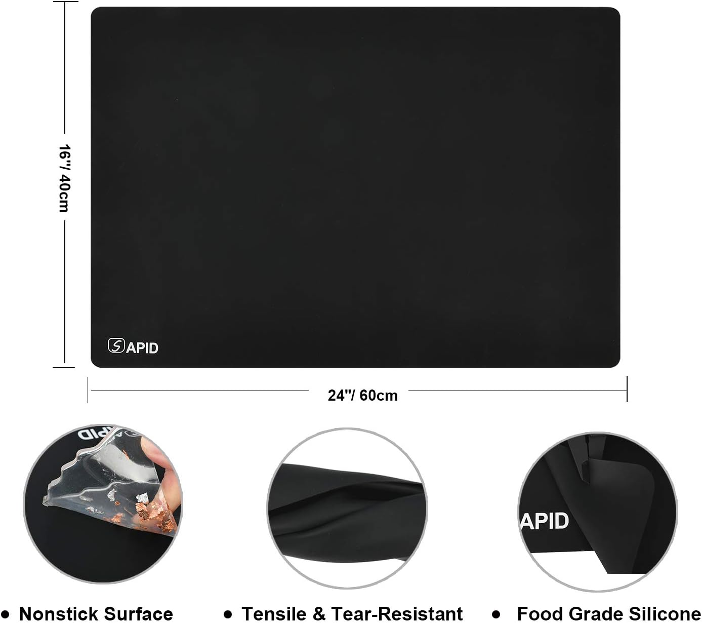Detalle 2 de Sapid Silicone Craft Mat, 15.7 x 23.6 in